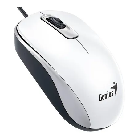 Mouse Genius DX-110 USB blanco elegante