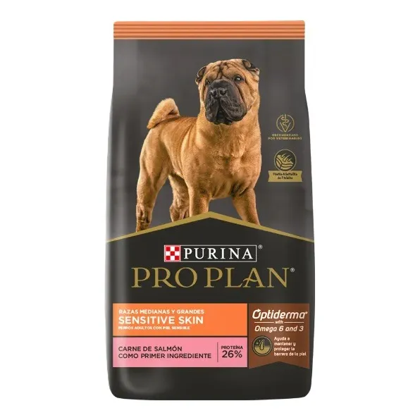 Pro Plan Sensitive Skin Raza Mediana Y Grande 3kg