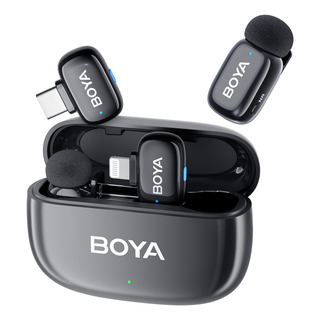 Micrófono Lavalier Inalámbrico Boya Mini 12 Profession, 2 Un Micrófono Lavalier Inalámbrico Boya Mini 12 Profession, 2 Un