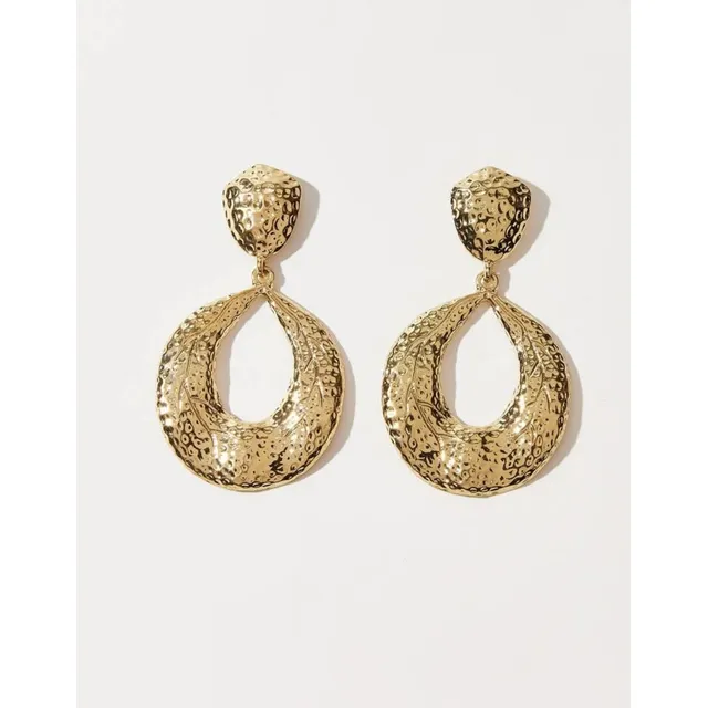 Aretes Largos Dorados/ Zarcillos Dorados / Zarcillos De Dama