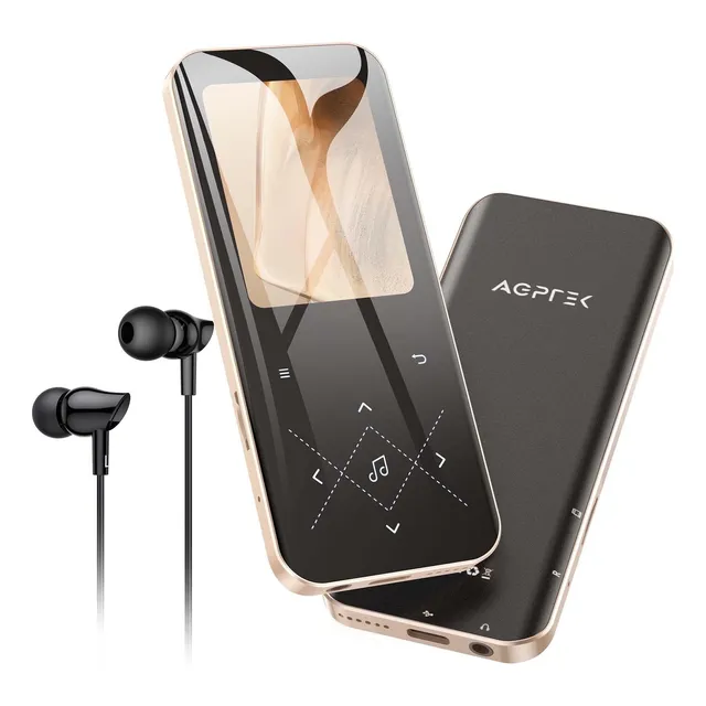 Reproductor Musical Agptek Mp3 Hifi Portátil Con Bluetooth