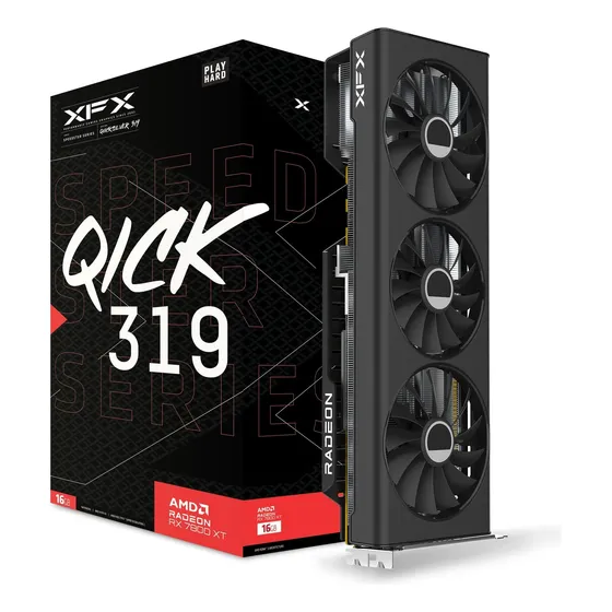 Placa De Video Xfx Radeon Rx 7800 Xt Core 16gb Gddr6