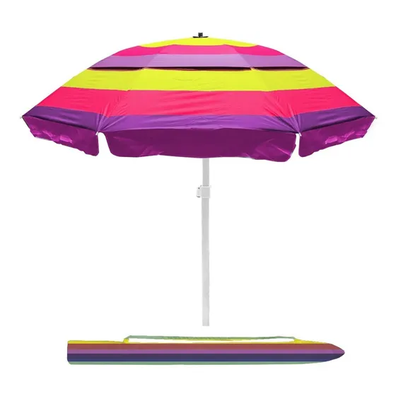 Sombrilla De Playa, Jardín, Con Funda De 2.15mts De Diámetro