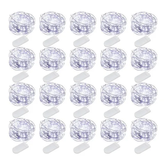 Luces De Hadas Con Pilas Luces De Cadena 2m 20led 20 Paquete