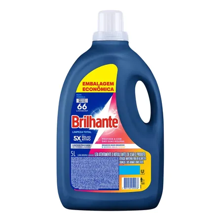 Sabão Líquido Brilhante Limpeza Total 5l