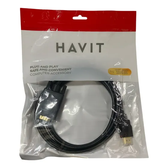 Cable Hdmi A Vga Havit 1.8mt