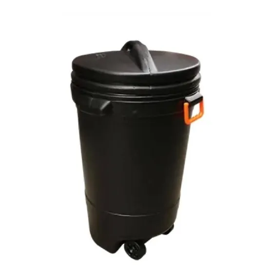 Pipote Contenedor Para Basura 125lt Con Ruedas Vassallo