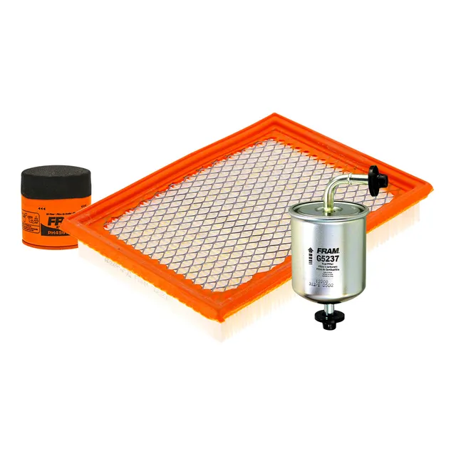 3 Filtros Aceite Aire Gasolina Fram Tsuru L4 1.6l 13-17