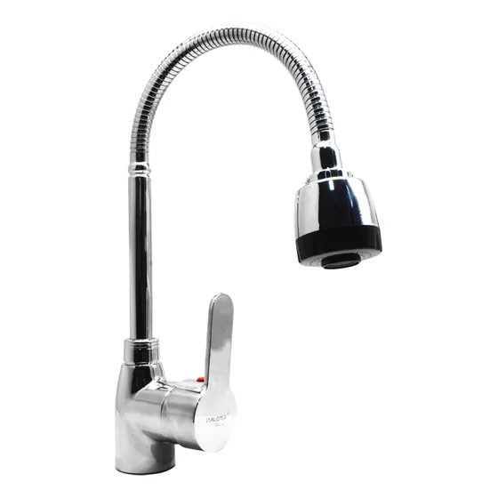 Monocomando Para Mesada Canilla Flexible Cocina + Colillas