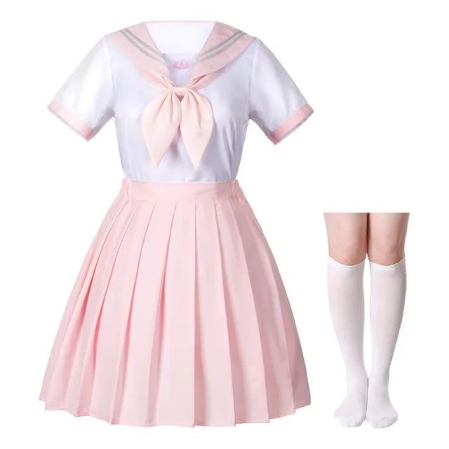 Conjunto De Disfraz De Cosplay De Anime Con Uniforme Jk Para