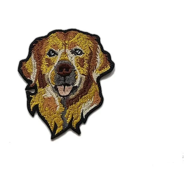 Parche Bordado Perro Labrador Golden Retriever,  Mascotas