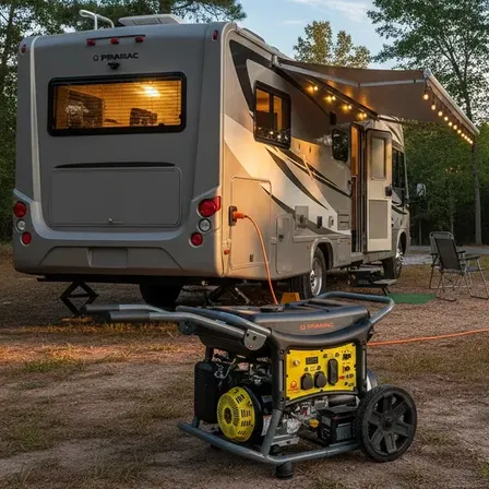 Gerador Gasolina 7,5kva C/ Bateria 4t Wx7500 Mono Biv Pramac