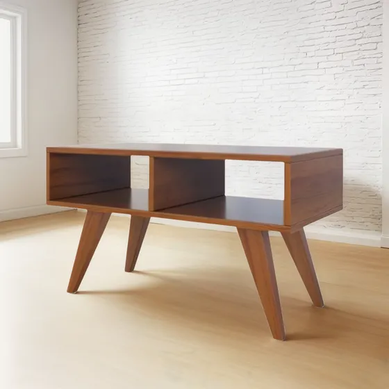 Mesa Ratona Inmacol 153-3 Escandinava Castaño