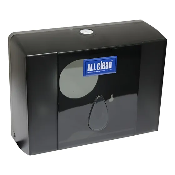 Dispensador De Papel En Servilletas Z Fold Negro - All Clean