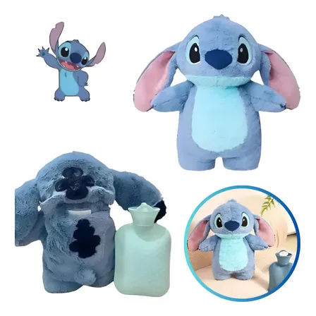 Compressa Água Stitch Bolsa Térmica Quente Frio Dor Cólicas Azul