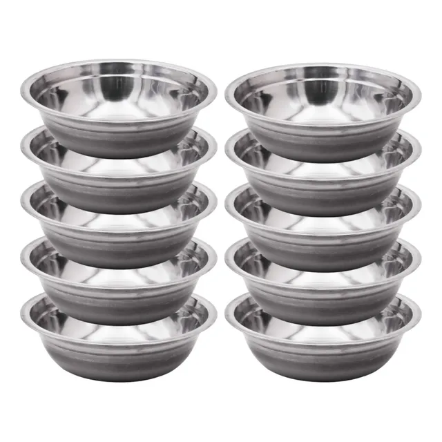 Bowl Batidor Acero Inoxidable Bazar 21x7 Cm  Pack X10