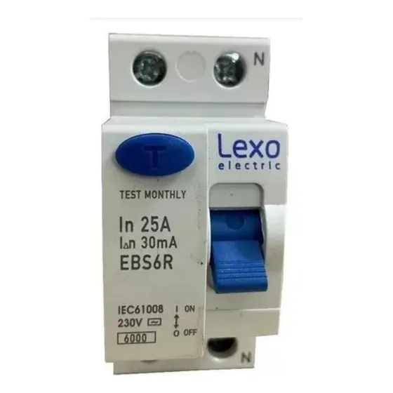 Lexo EBS6R Interruptor Diferencial 2x25 A 30 Ma