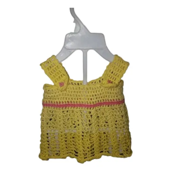  Vestido Tejido Niña Recién Nacida 0 A 3 Meses 2 Piezas 