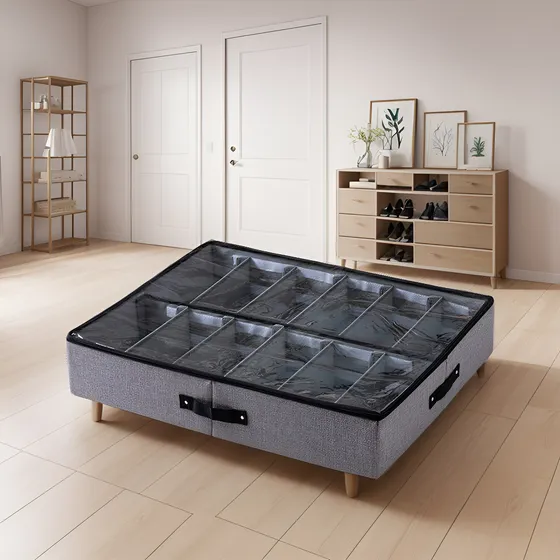 Caja Para Guardar Zapatos, Zapatillas De Tela, Tacones Altos
