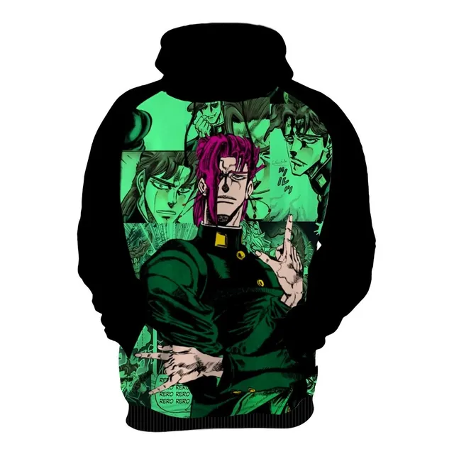 Blusa De Frio Moletom Noriaki Kakyoin Jojo's Bizarre  12