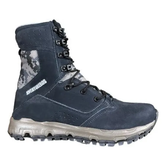 Bota Tacticas En Cuero Kalahari Pixelado Aventureros