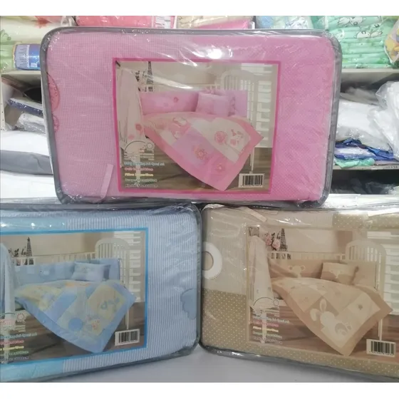 Edredon De Cuna Set De 4 Piezas