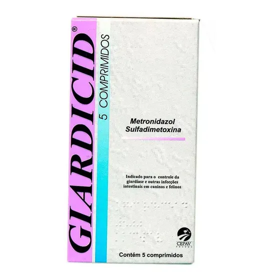 Giardicid 500mg C/ 5 Comprimidos - Cepav - Envio Imediato
