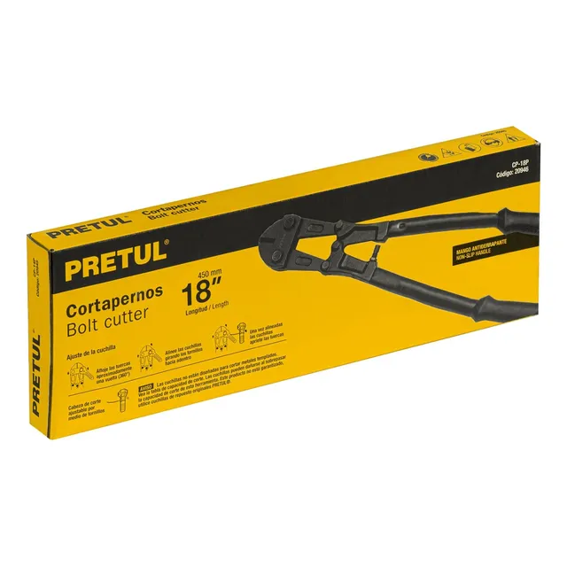 Cizalla Cortapernos 18 Pulgadas Cortes Hasta 9,5mm Pretul