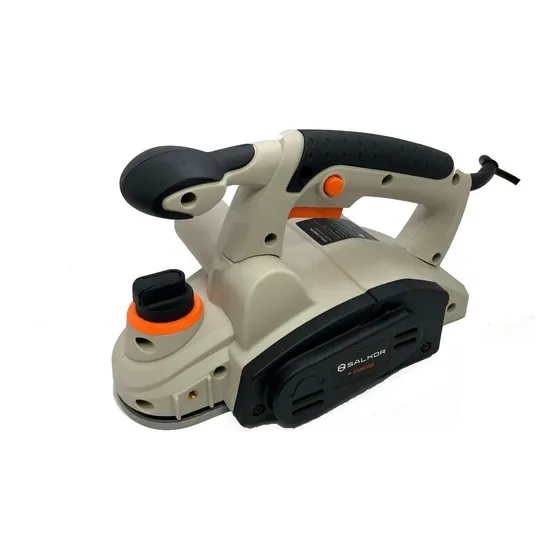 Cepillo Electrico Salkor 650w Rebajador Garlopa Carpintero Color Blanco