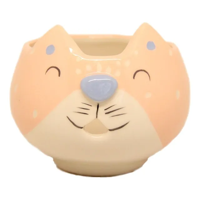Porta Ovillo De Lana Gatito