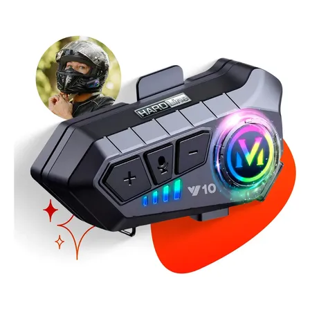 Fone De Ouvido Para Capacete Intercomunicador Bluetoot Moto Hardline Bluetooth Para Capacete Headset Moto Sem Fio Música Gps Chamada Handsfree Alta Potência