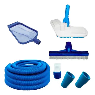 Kit Limpeza Piscina Aspirador Asa Delta Escova Mangueira 6m Kit Limpeza Piscina Aspirador Asa Delta Escova Mangueira 6m