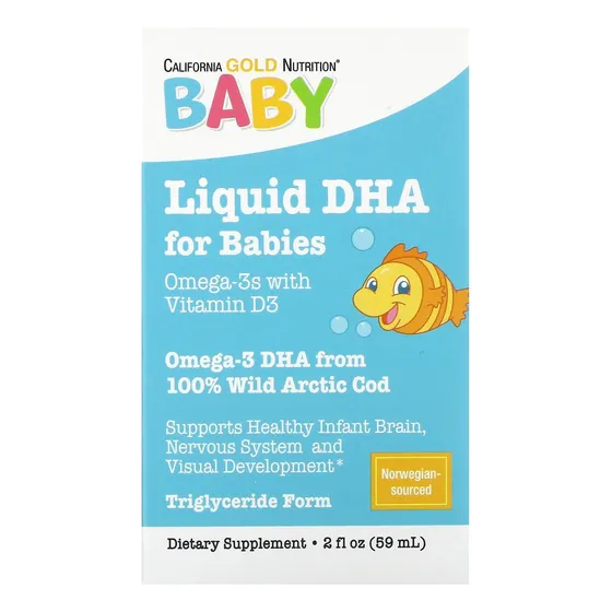 Dha, Omega-3 Con Vitamina D Para Bebés De California Gold Nu