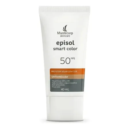 Protetor Solar Episol Smart Color Uniformizador Fps50 40ml