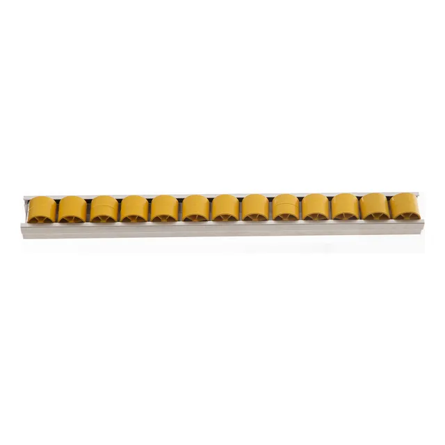 [ Kit 7 Peças - 1 Metro ] Trilho Roletado Flow Rack - 45 Kgf