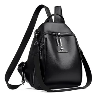Bolsa Feminina Casual Alça Costa Preta Reforçada Transversal Bolsa Feminina Casual Alça Costa Preta Reforçada Transversal