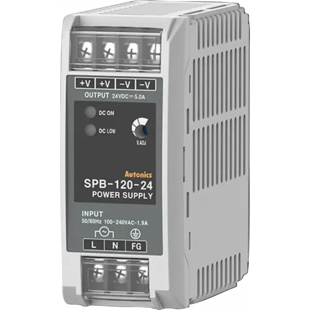 Fuente De Voltaje, Spb 120 24 Autonics, 24vdc 5 Amp