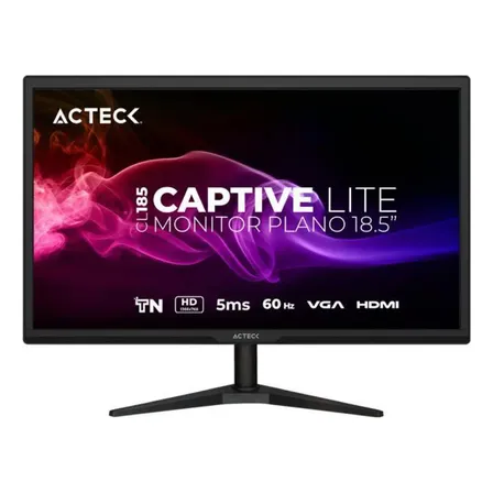 Monitor Acteck Captive Lite Cl185 Plano 18.5 Negro