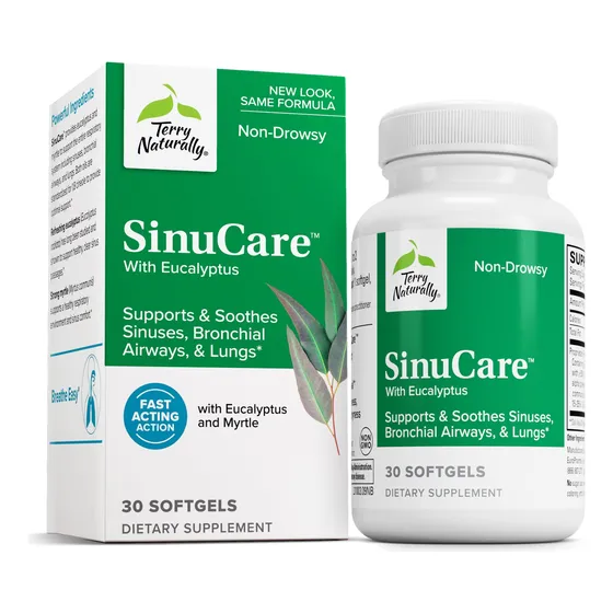 Terry Naturally Sinucare - 320 Mg De Aceite De Eucalipto Y M