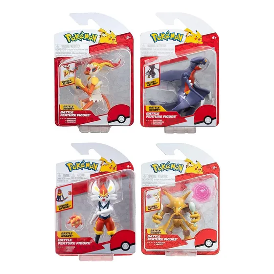 Pokemon Set Jazwares Garchomp Alakazam Infernape Cinderace
