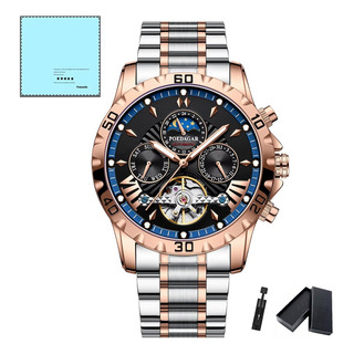 Reloj De Acero Inoxidable Con Tourbillon Hueco Para Hombre Reloj De Acero Inoxidable Con Tourbillon Hueco Para Hombre