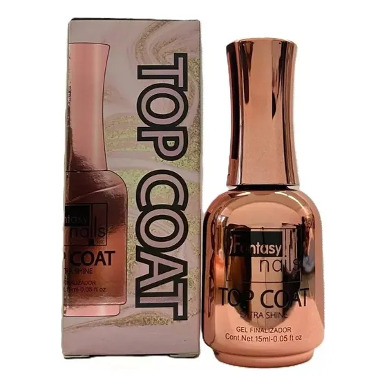 Top Coat Gel Glare Uv Brillo Finalizador Fantasy Nails Color Glare 15 mL