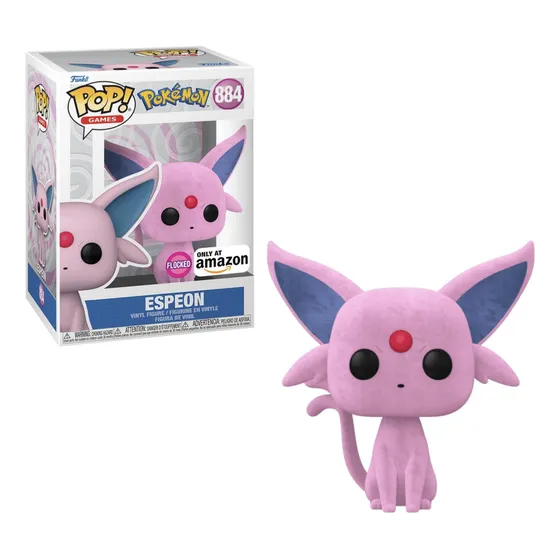 Espeon Flocked Funko Pop 884 / Pokemon / Exclusivo