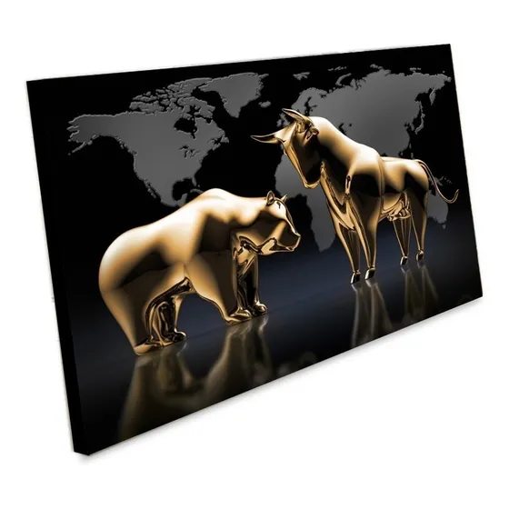 Quadro Decorativo Para Escritório Mercado Financeiro Trader