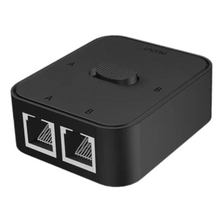 Mini Gigabit Network Switcher De Dos Puertos Lan Hub 2 Negro Mini Gigabit Network Switcher De Dos Puertos Lan Hub 2 Negro