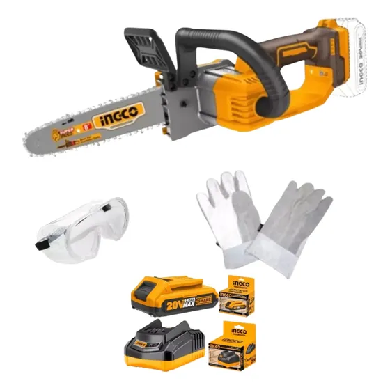 Motosierra 20v 8 PuLG + Bateria +cargador  Ingco Cgsli2085