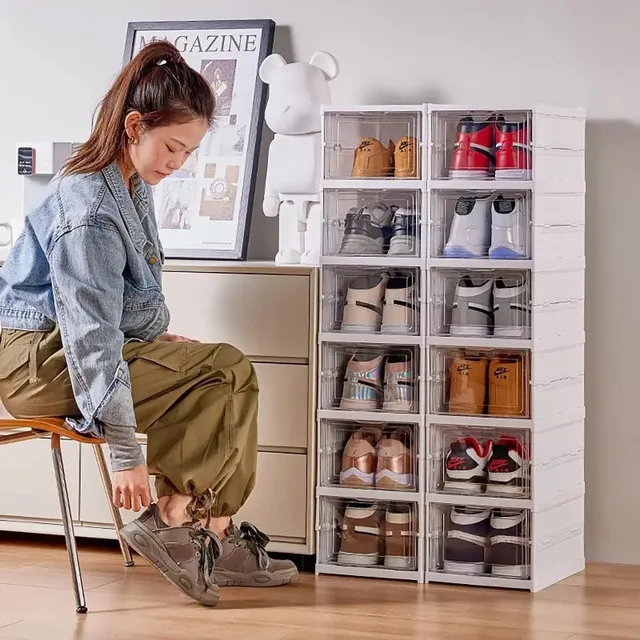 Zapatero Plegable De 6 Niveles