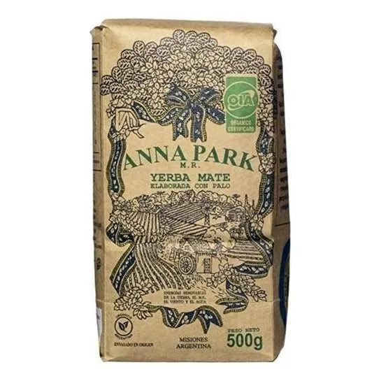 Yerba Mate Anna Park Orgánica -paquete 500 Grms