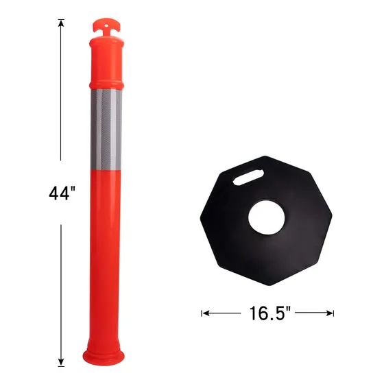 Cono De Advertencia P/carretera C/base 1150mmx100mm Wadfow