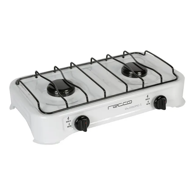 Cocina De Mesa Recco A Gas 2 Hornillas Alabama I Blanco